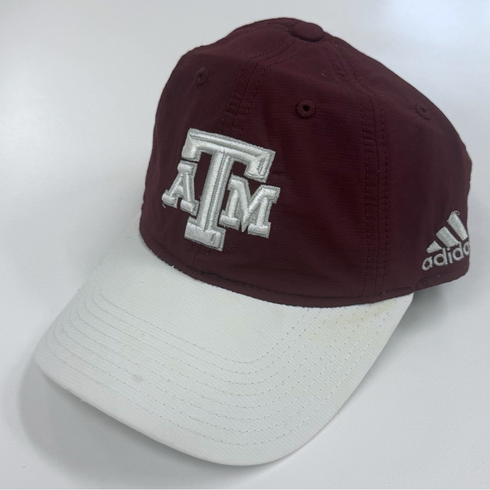Adidas Texas A&M Aggies Strapback Hat Maroon NCAA ClimaLite Football SEC